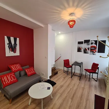 Апартаменты La Cachette Des Murmures- Balneo Privee I Detente Булонь-сюр-Мер